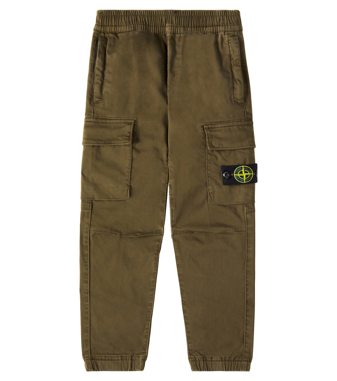 

Хлопковые брюки Stone Island Junior, Military Green
