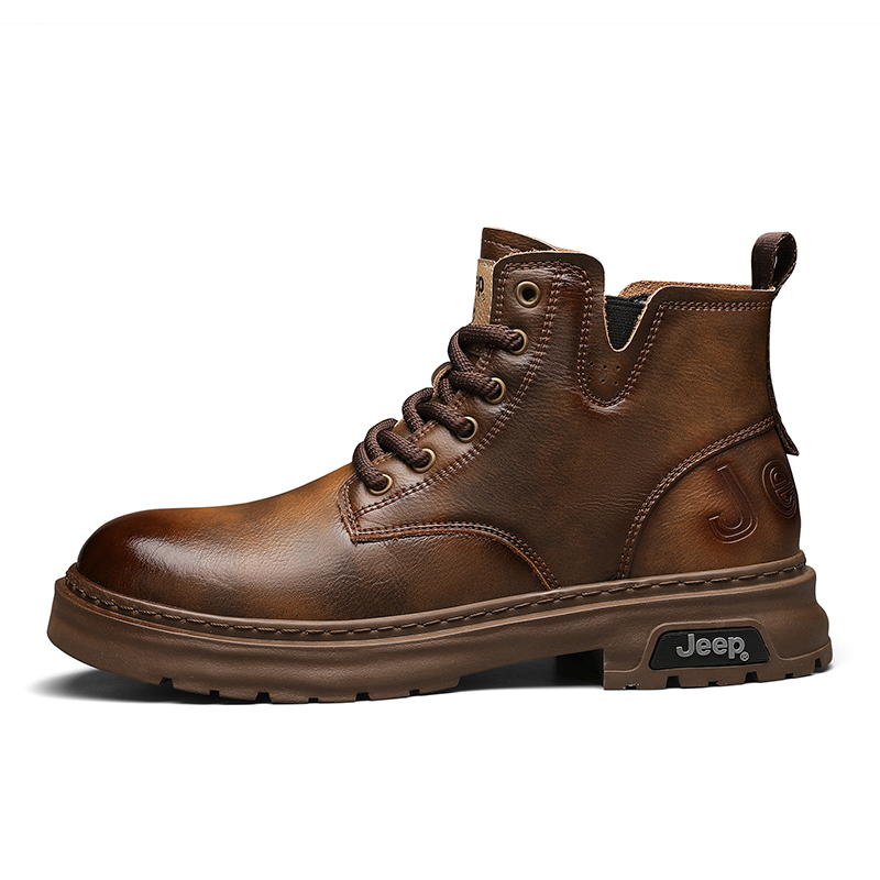 

Jeep Ботинки Martin для мужчин, черные/коричневые