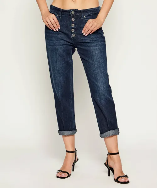 

Джинсы Кунс Loose fit Dondup - Made In Italy, синий