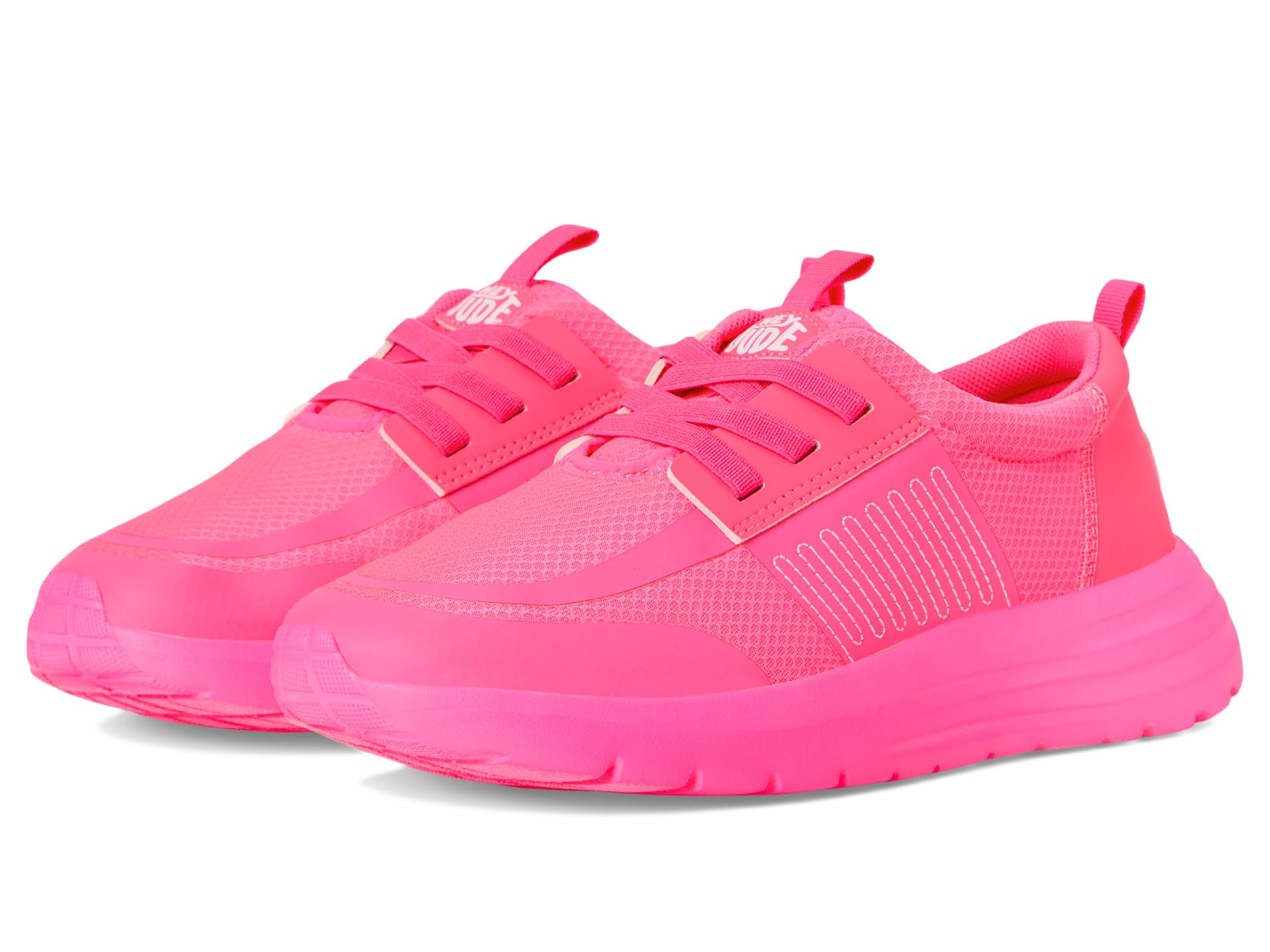 

Кроссовки Hey Dude Kids Sirocco Play Brights, цвет Hot Pink
