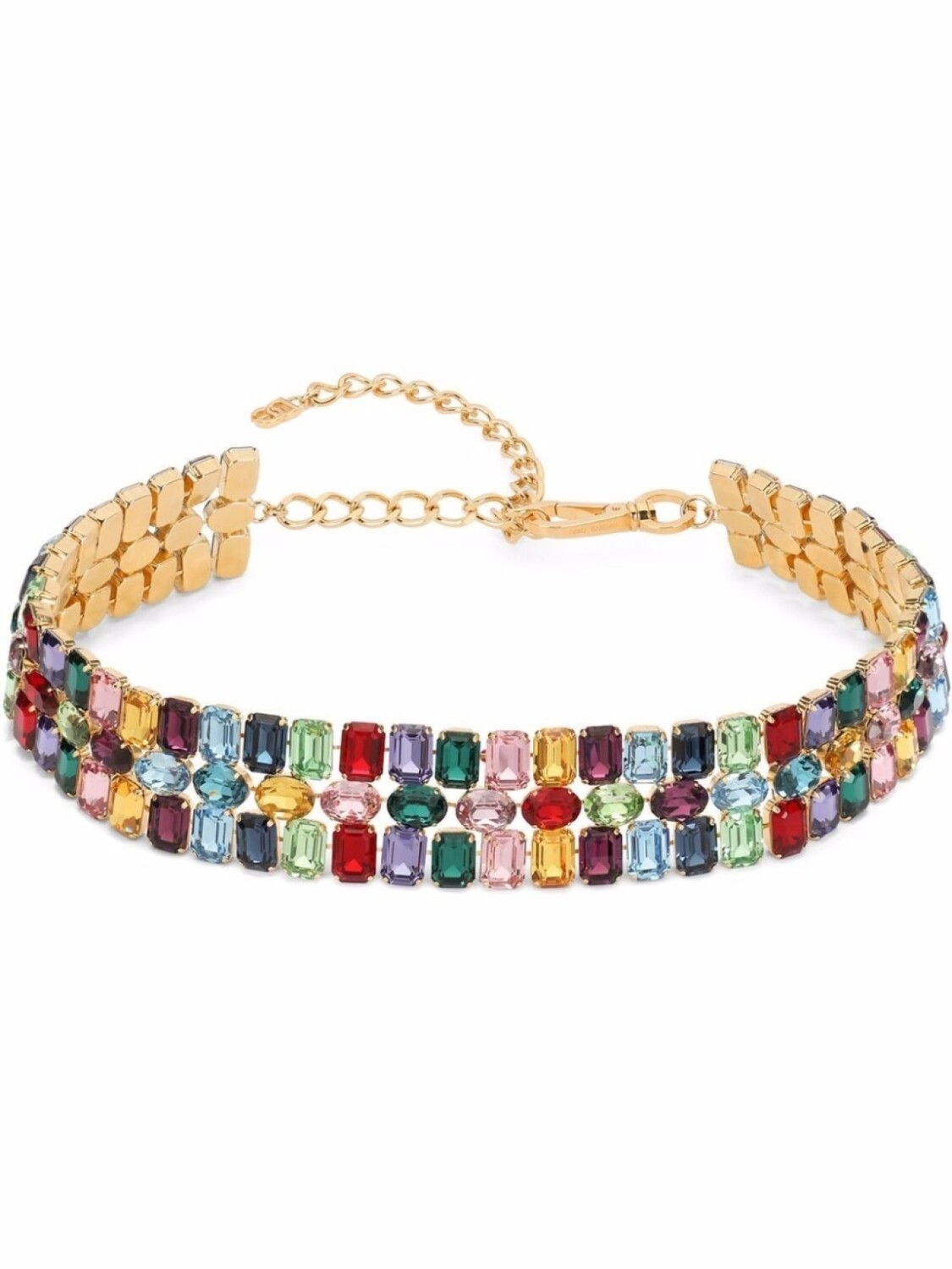 

Dolce & Gabbana ремень со стразами, золотистый