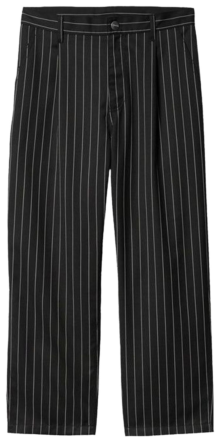 

Брюки Carhartt WIP Seaton Pants 'Seaton Stripe/Black', черный