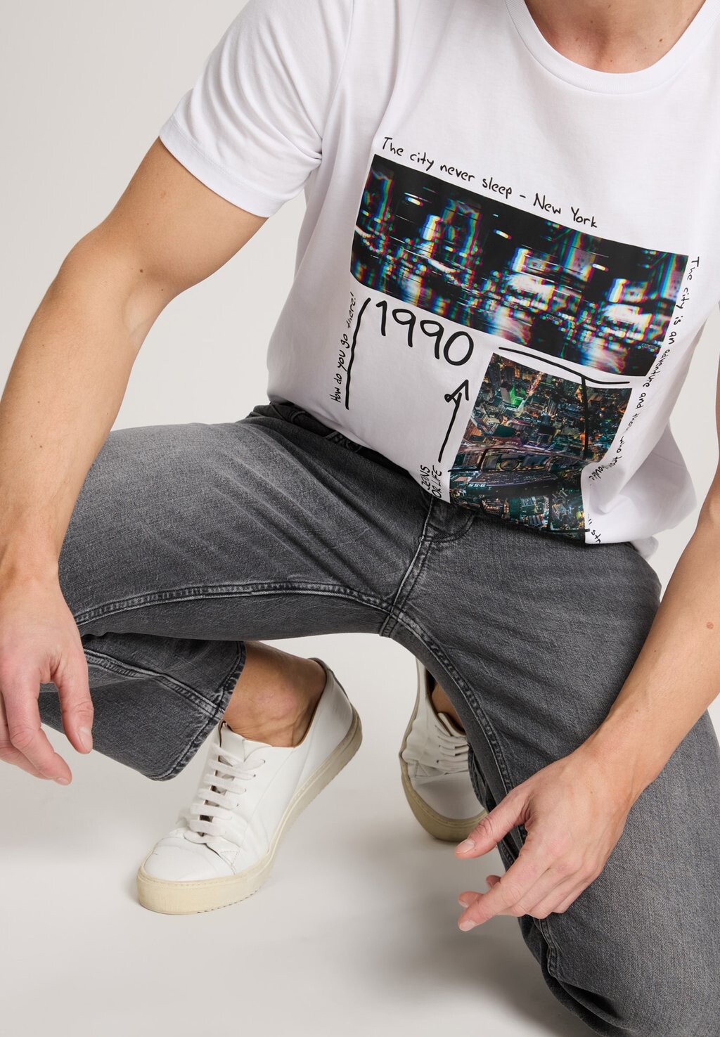 

Джинсы облегающего кроя ANTONIO Cross Jeans, антрацит