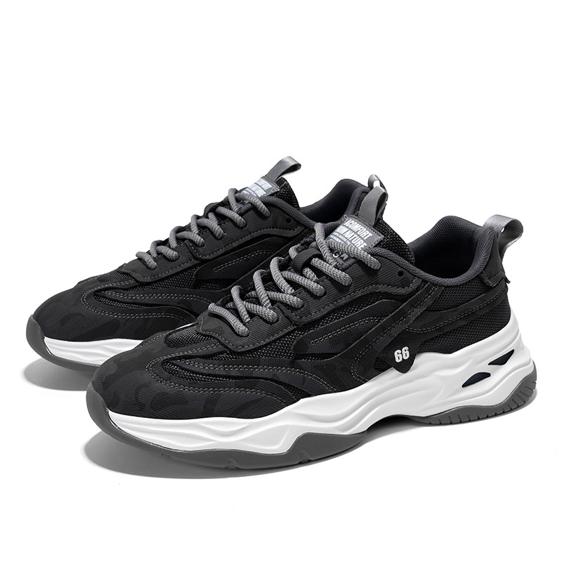 

Низкие повседневные туфли мужские AOKANG, серые с флисовой подкладкой утепленные