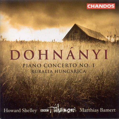 

CD диск Dohnanyi / Shelley / Bamert / BBC Philharmonic: Piano Concert 1 / Ruralia Hungarica / 5 PCS Op 32B