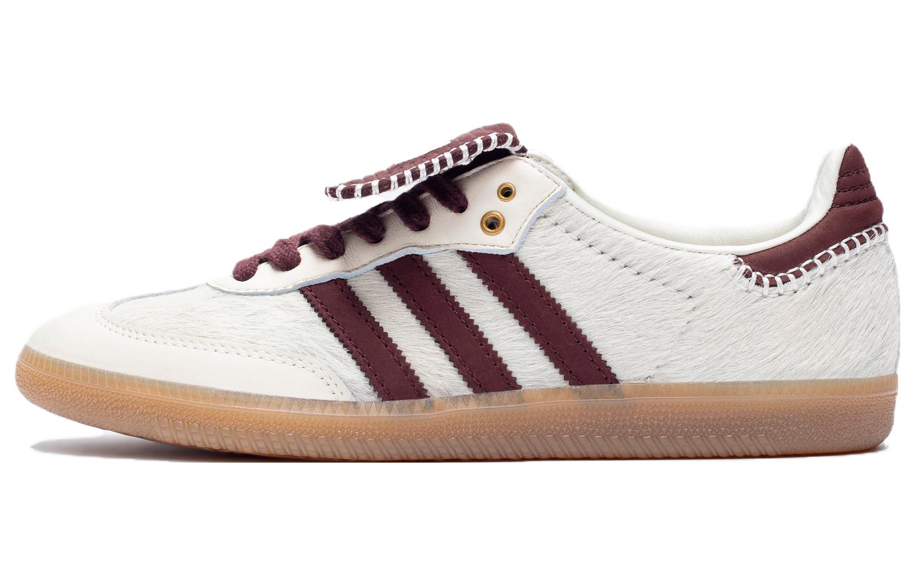 

Adidas Originals Adidas Wales Bonner X Samba Pony 'Cream White' в бело-коричневом цвете, цвет White Brown