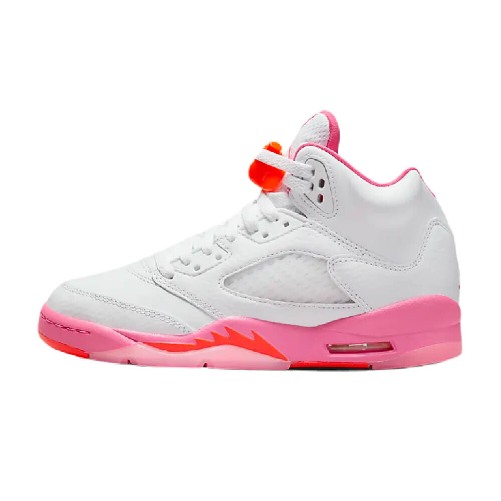 

Кроссовки Nike Air Jordan 5 Retro, белый/розовый