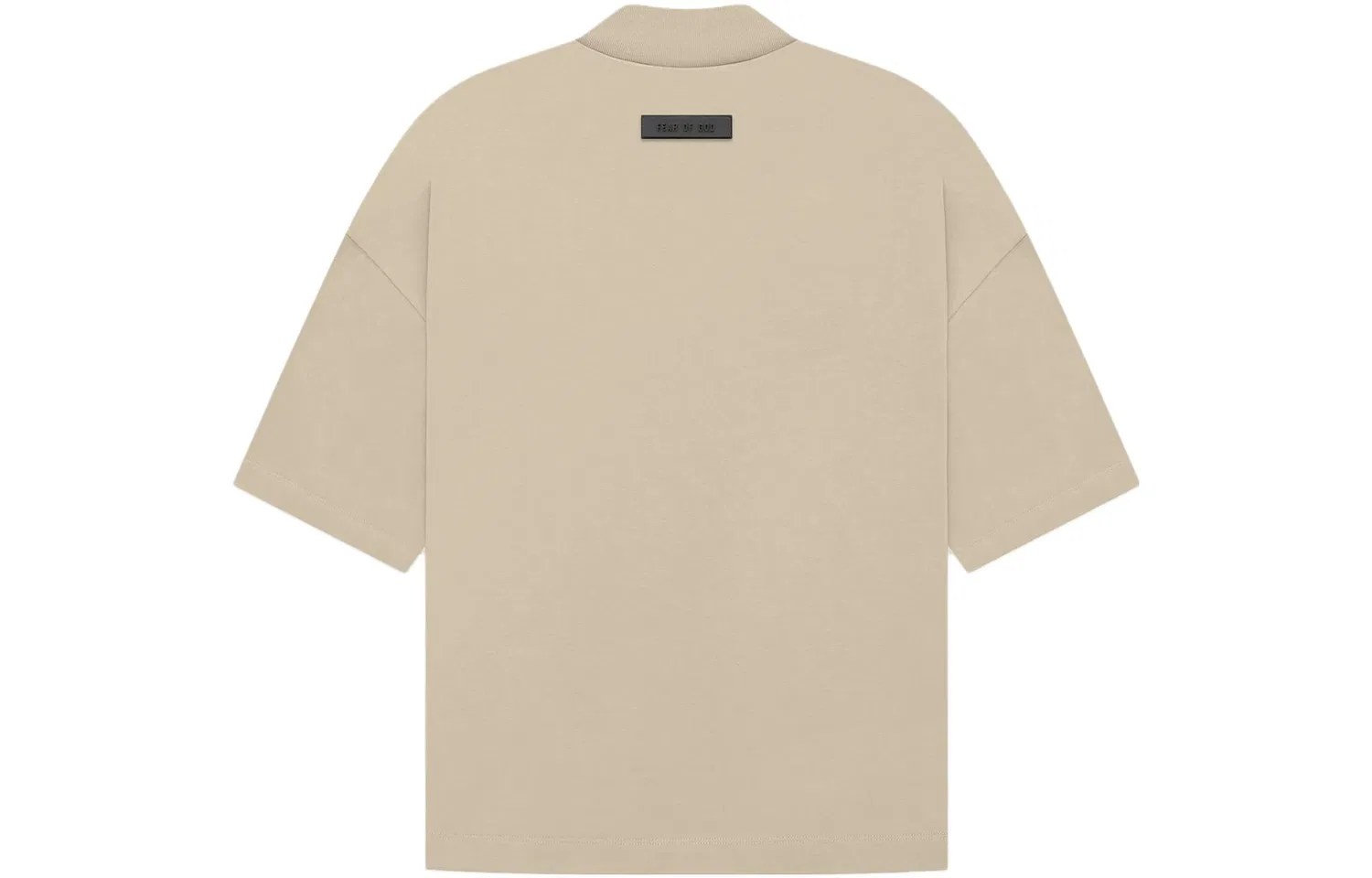 Детская футболка с принтом Fear Of God Essentials Kids, Beige Gray — фото 3