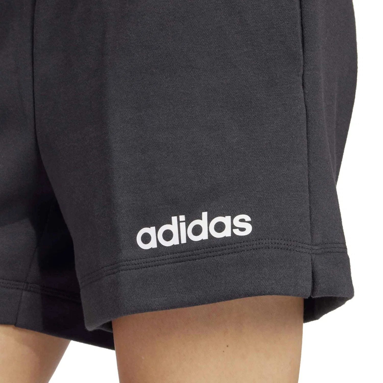 Женские спортивные шорты с принтом Lin Ft Sho Adidas, Schwarz Grun — фото 4