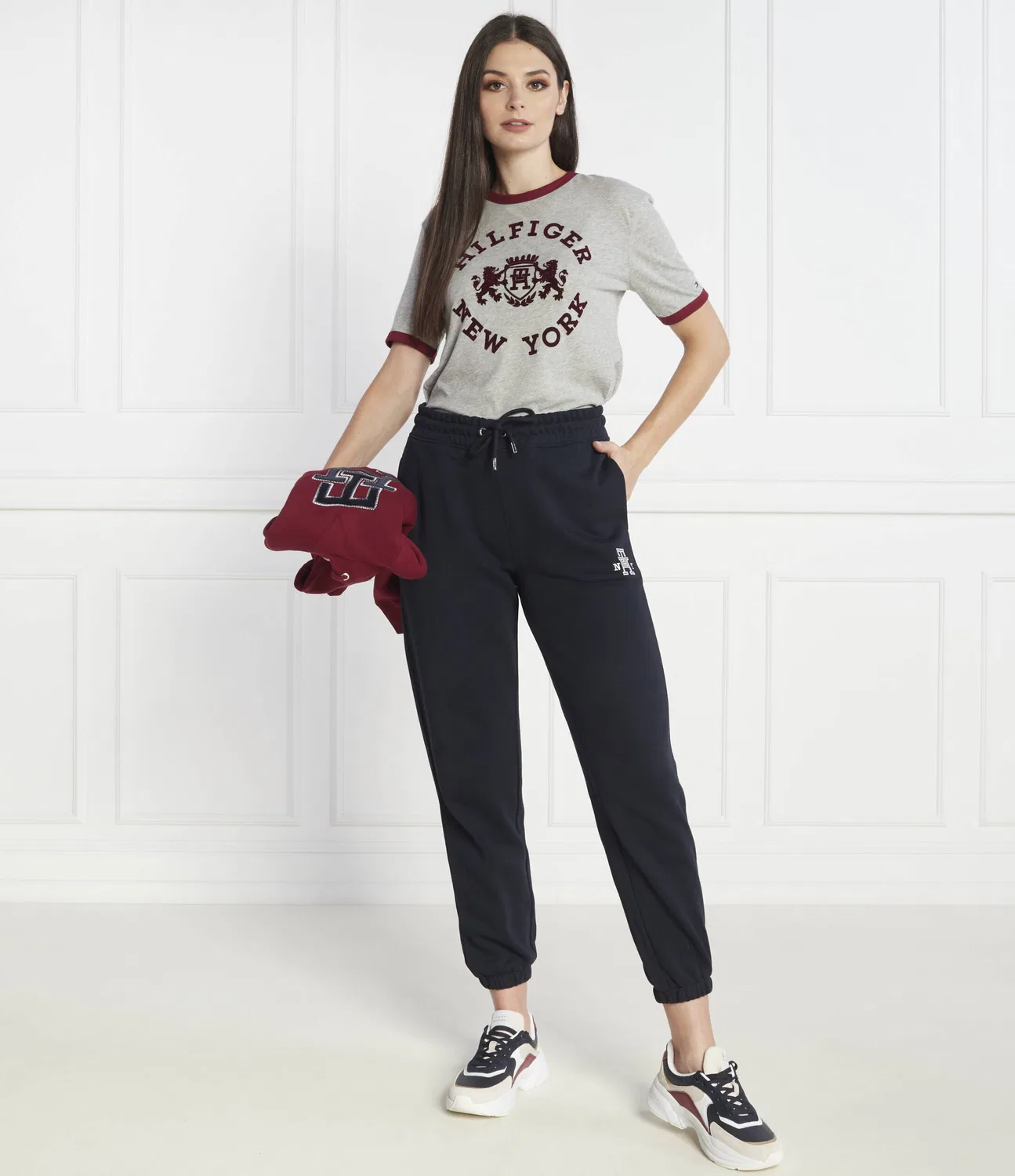 Футболка хлопковая Tommy Hilfiger, Grigio — фото 2