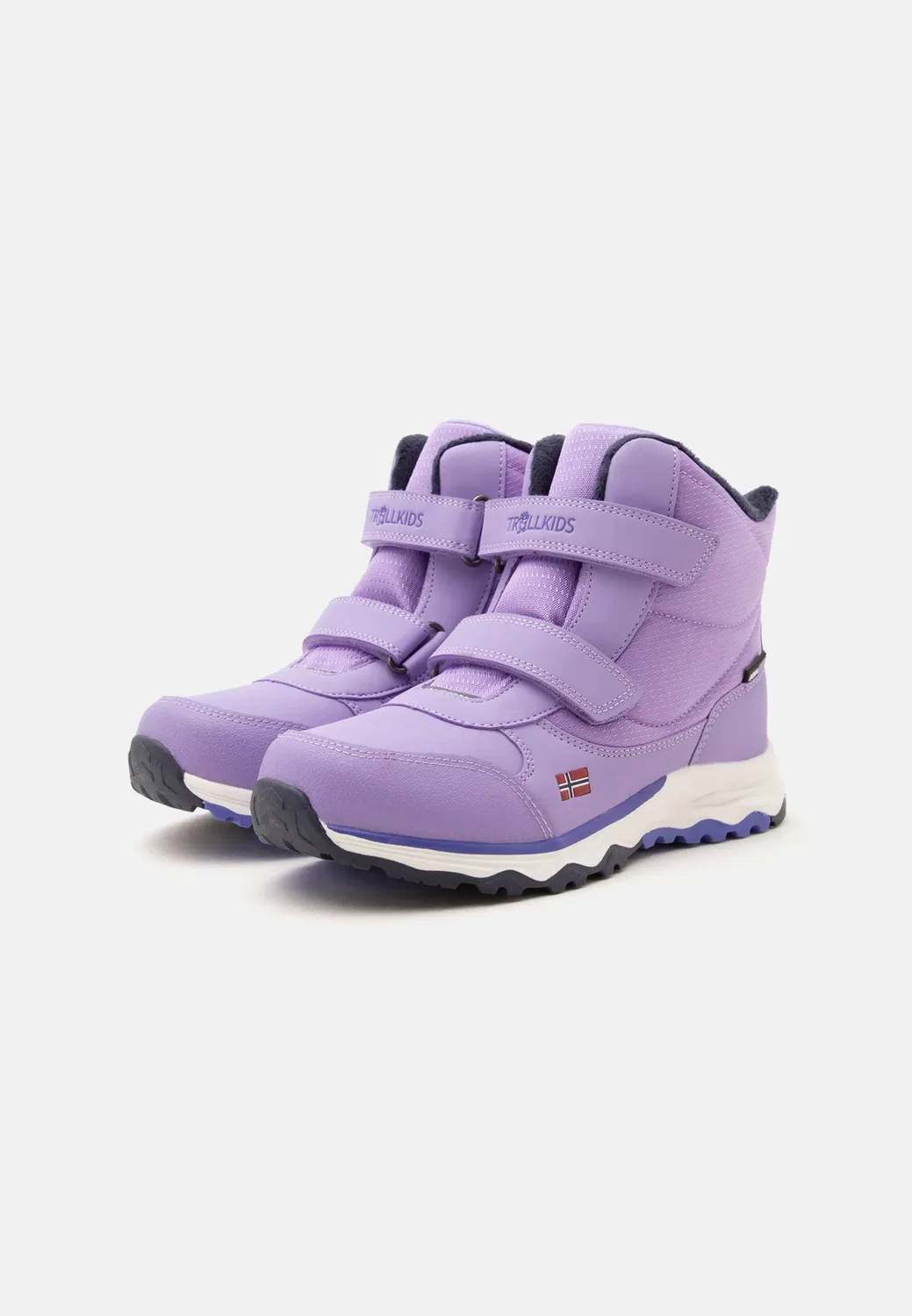 Детские зимние ботинки Hafjell унисекс - зимние ботинки Trollkids, Soft Purple/Navy /Wisteria Purple — фото 2