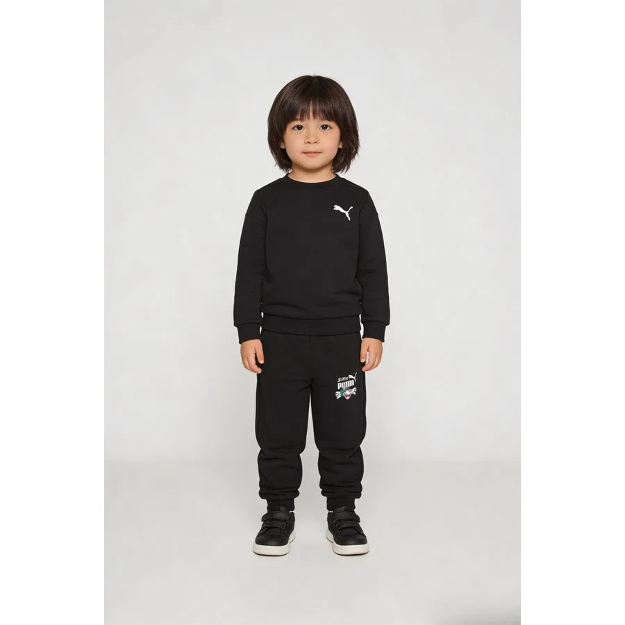 Детские спортивные штаны Puma Super PUMA Kids Essentials, Черный — фото 3