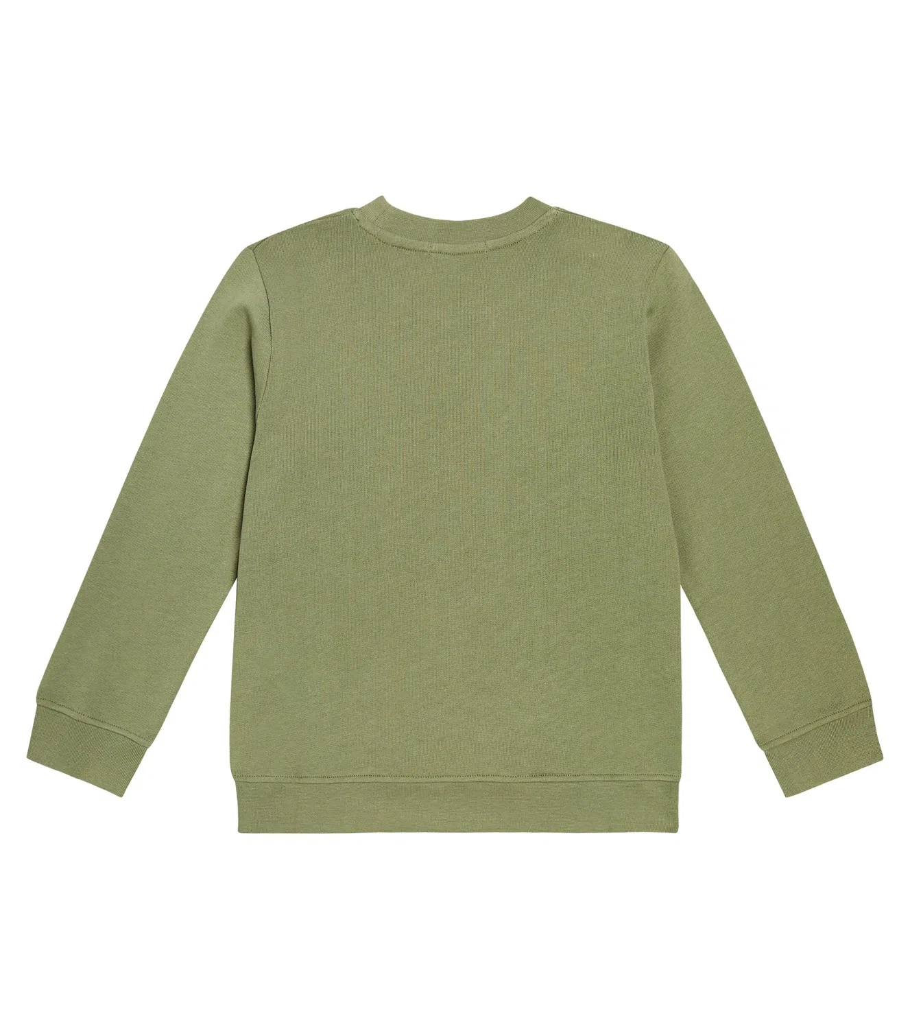 Свитшот хлопковый Stella Mccartney Kids, хаки — фото 4