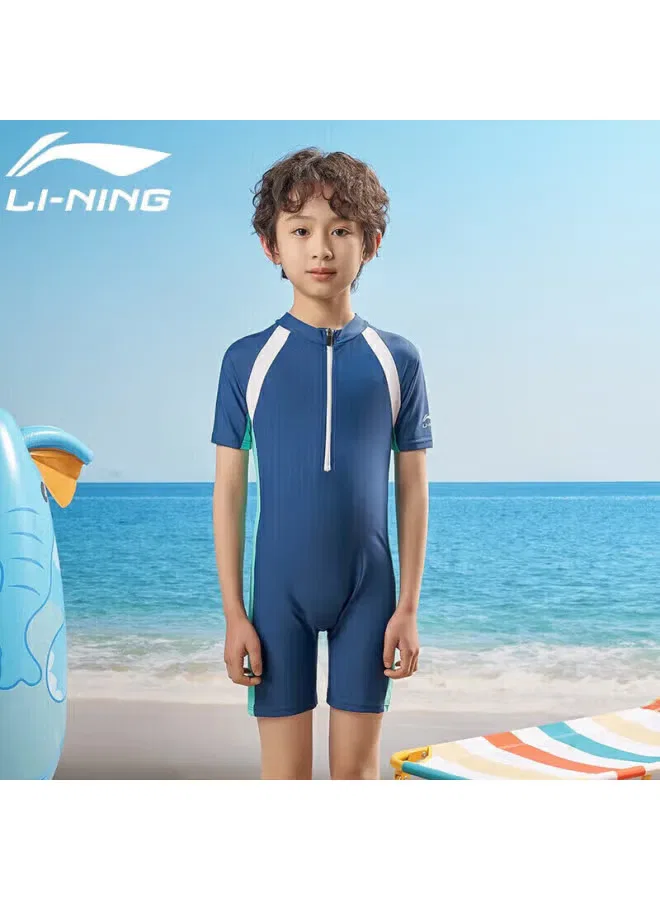 Купальник детский слитный Li-Ning, синий — фото 3