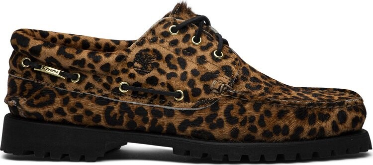 

Кроссовки Supreme x 3-Eye Classic Lug Cheetah Print, коричневый