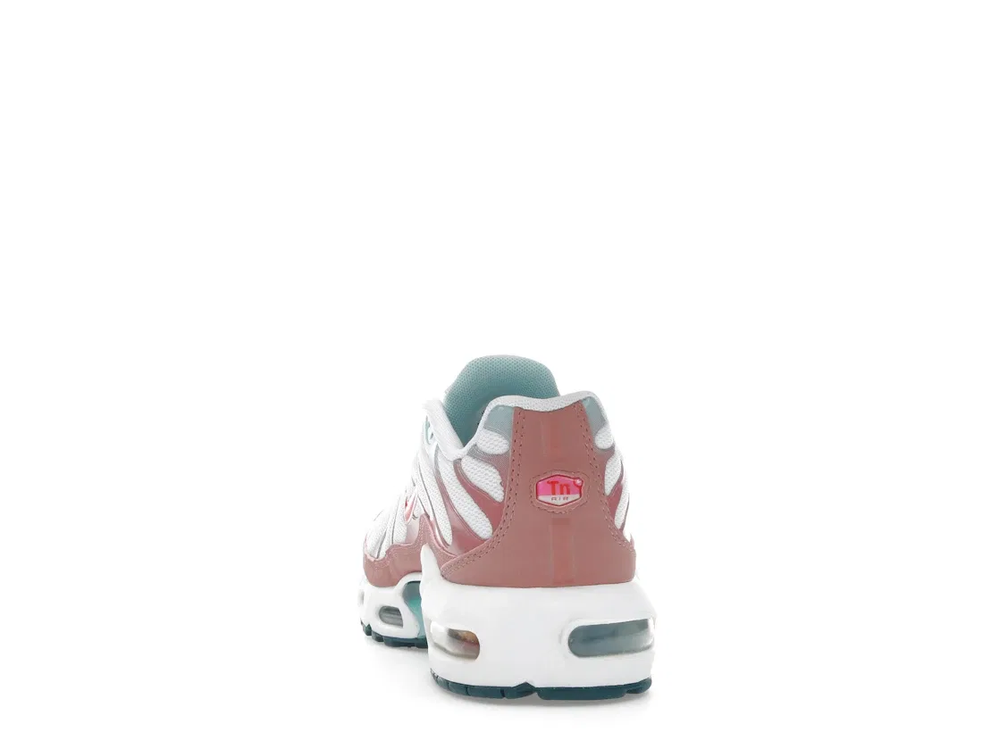 Детские кроссовки Lifestyle с технологией Air Max Nike Air Max Plus, White/Red Stardust/Jade Ice/Siren Red — фото 4