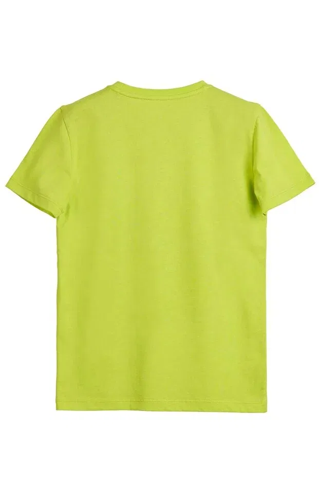 Детская футболка для мальчиков с принтом Wave kids t-shirt 24.06.07.002-c120 Bad Bear, Yellow — фото 2