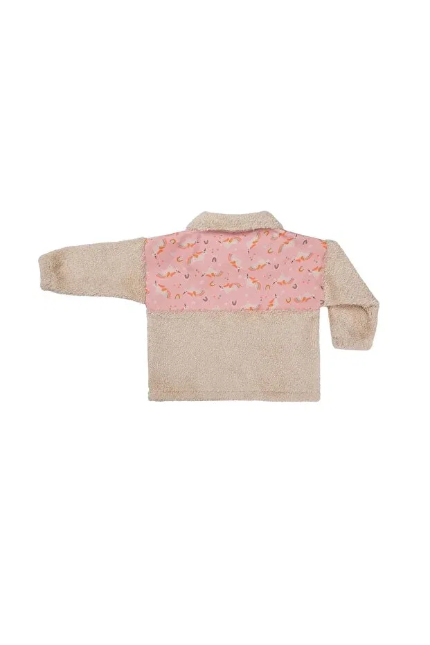 Розовая куртка-плюшевый единорог My Lorin Kids Store — фото 4