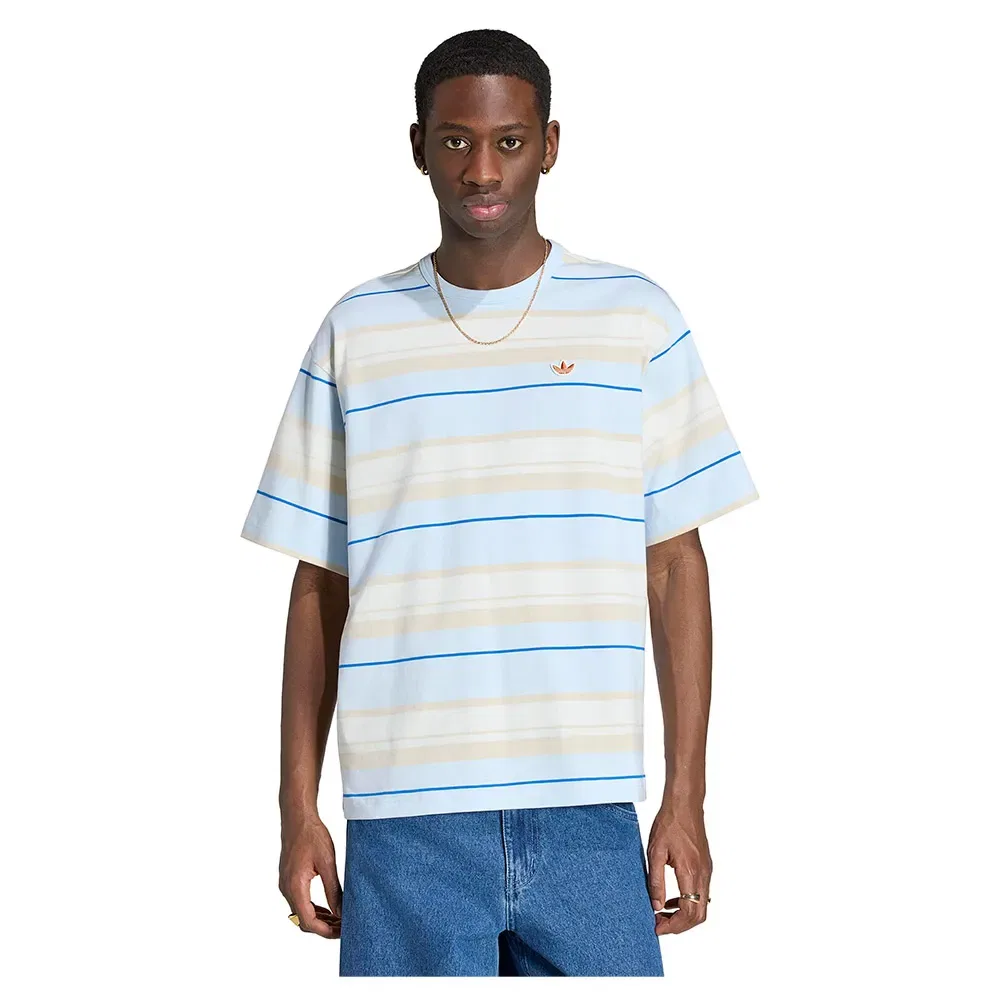 Мужская футболка с полосами Adidas Originals Stripe, Blue