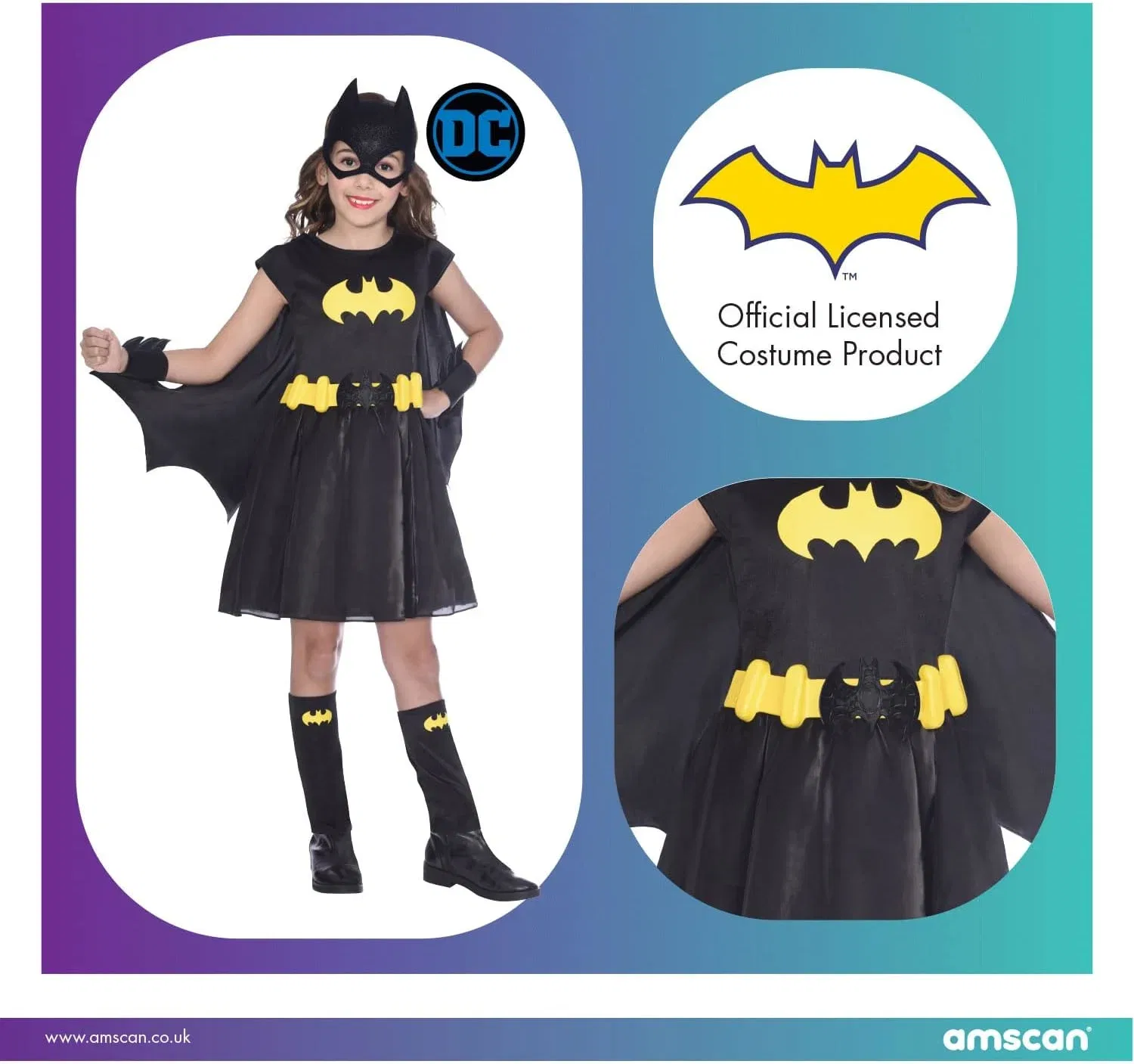 Детский костюм Batgirl amscan — фото 3