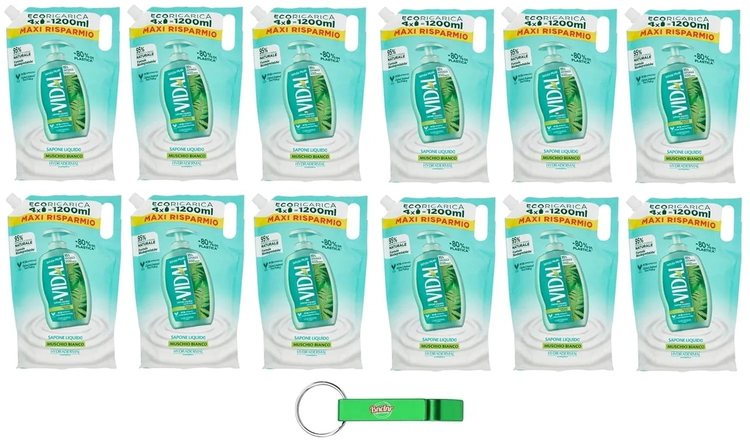 Жидкое мыло Eco Recharge White Musk, 1200 мл, Beni Culinari