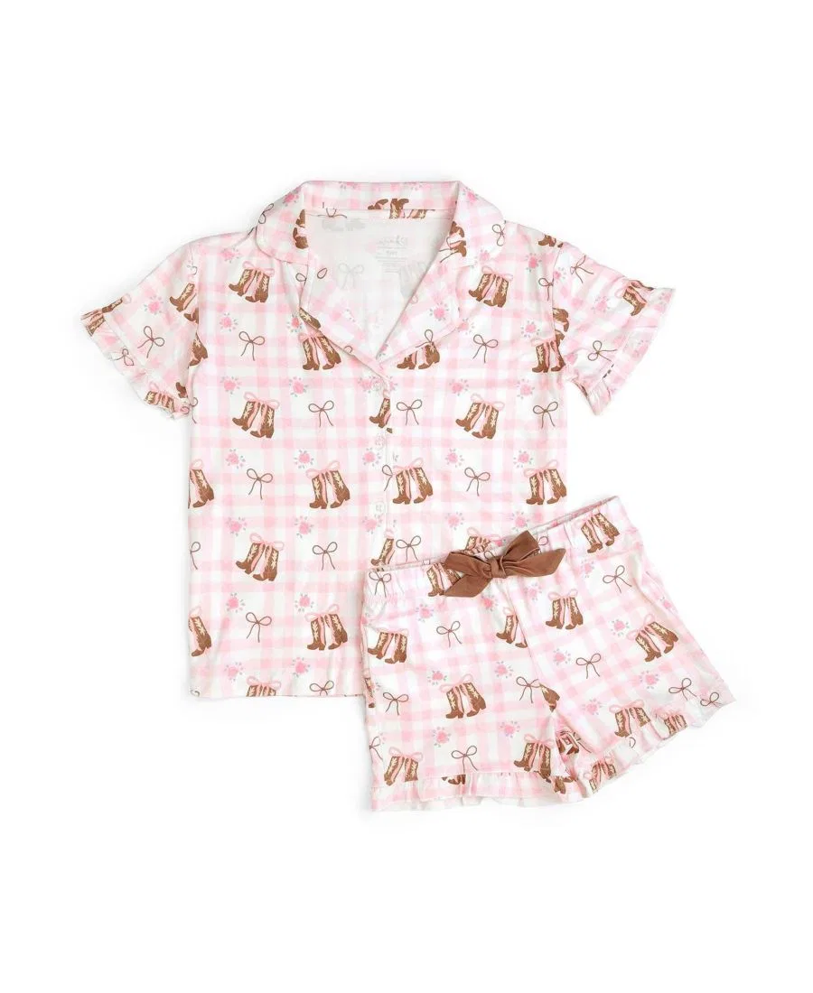 Комплект пижамы с принтом Cowgirl Western Lounge Sweet Wink, Multicolor