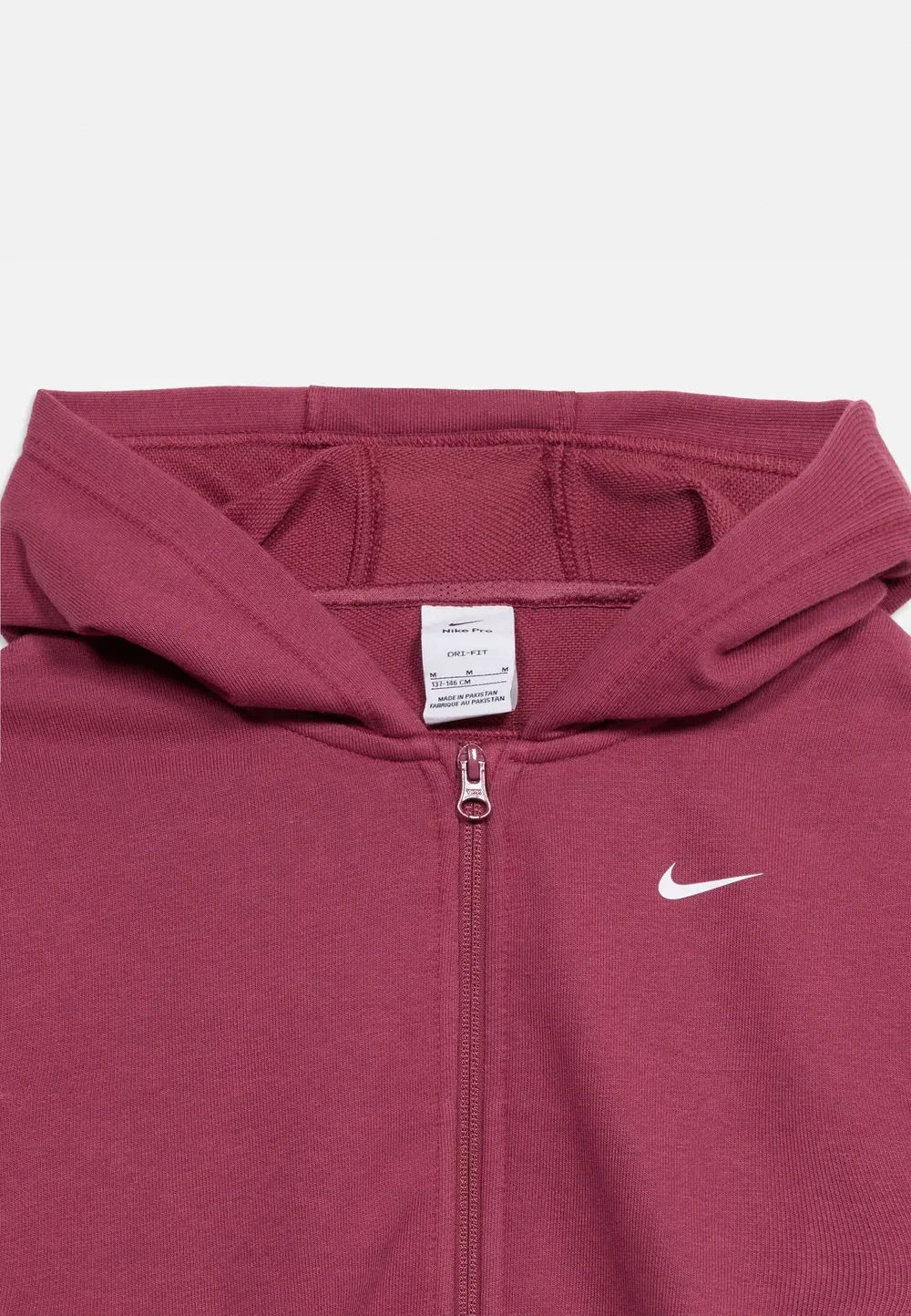Унисекс - толстовка на молнии Nike Performance, Pink Smoke/Black/White — фото 3