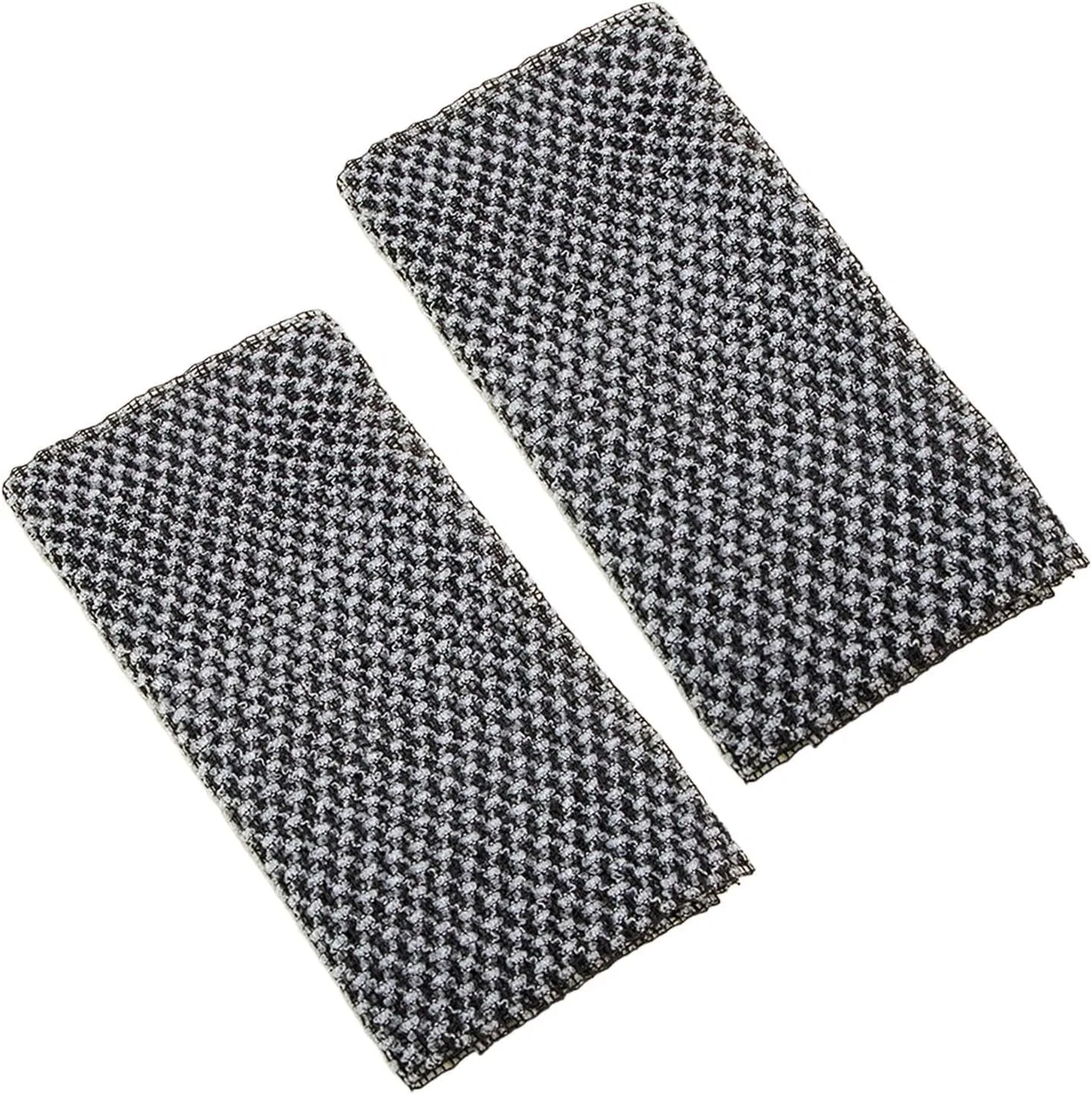 Скрабирующее полотенце для тела из полиэстера и нейлона, 2 шт, 21x100 см, Schwarz / Weiß Generisch