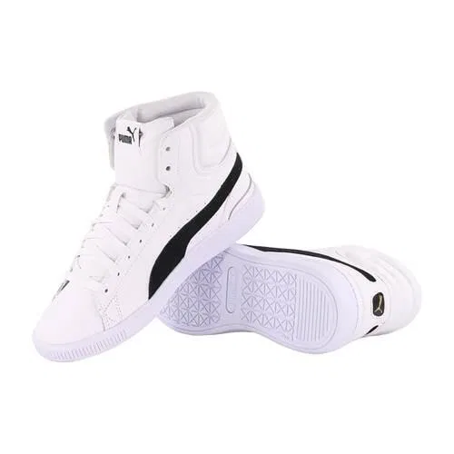 Детские кроссовки с высоким берцем Puma Vikky V3 Mid, Weiß — фото 4