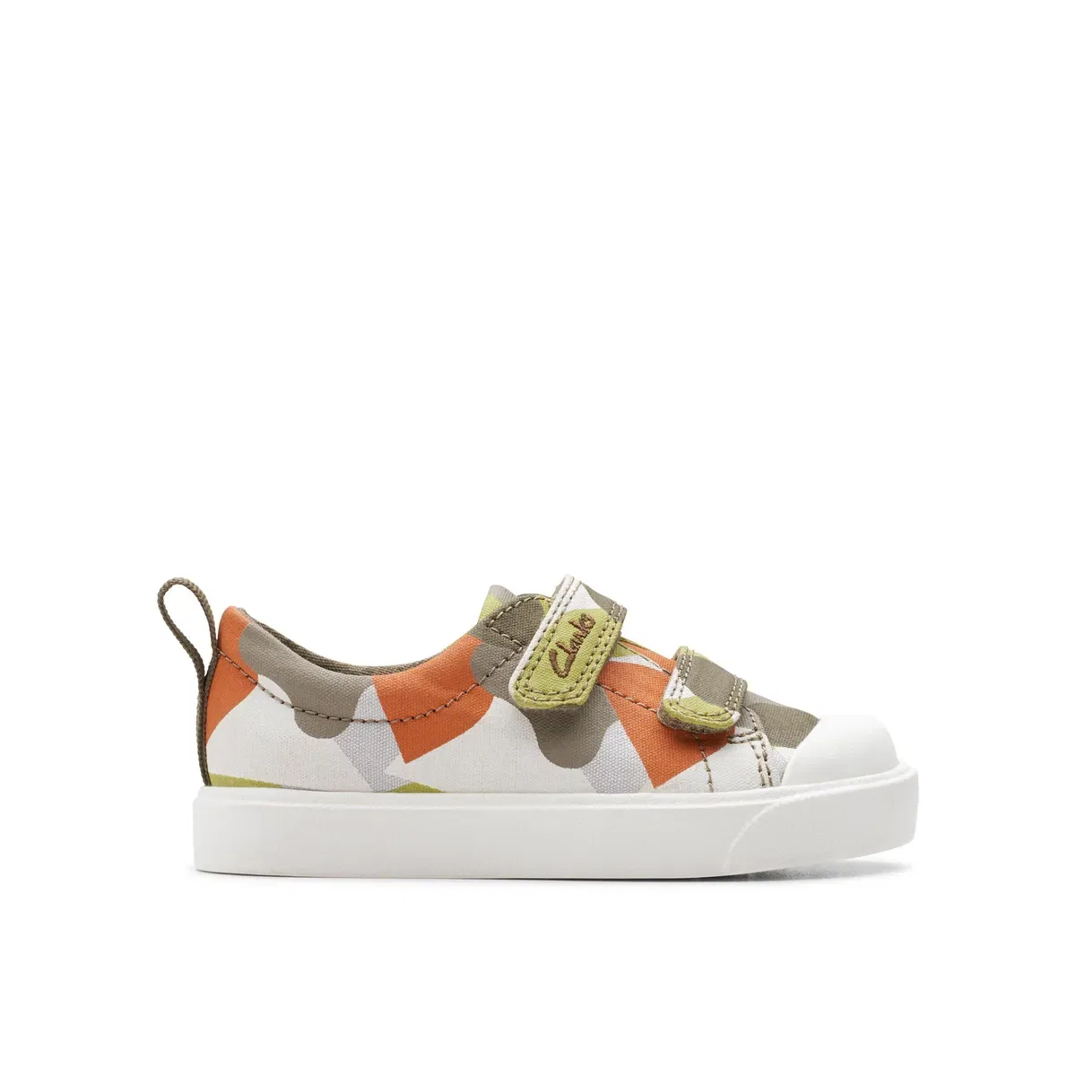 Детские кроссовки с липучкой City Bright Toddler Clarks, Green