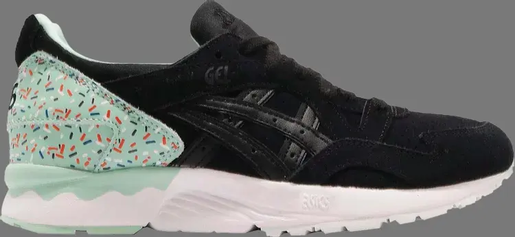

Кроссовки wmns gel lyte 5 'black green sprinkles' Asics, черный