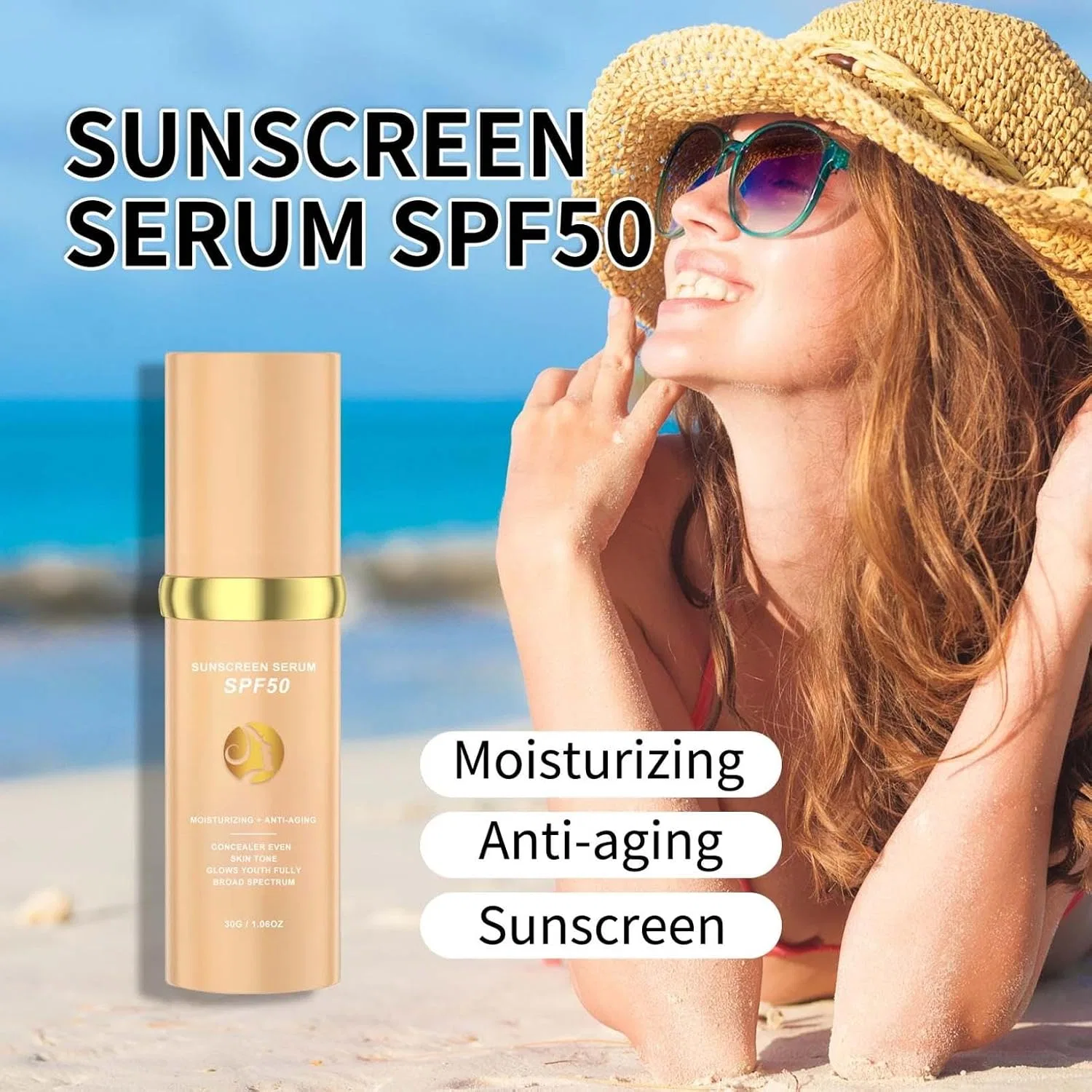 Сыворотка SPF 50 с эффектом тонального средства, 30 мл, 1 шт Generic — фото 3
