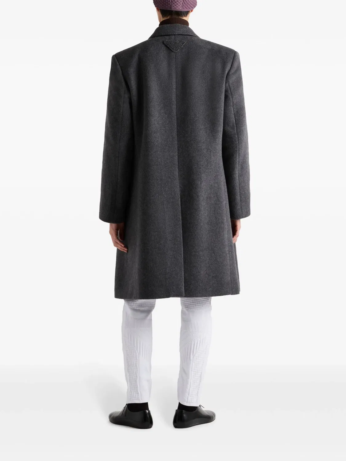 Спортивные брюки из технической ткани Prada, белый — фото 3