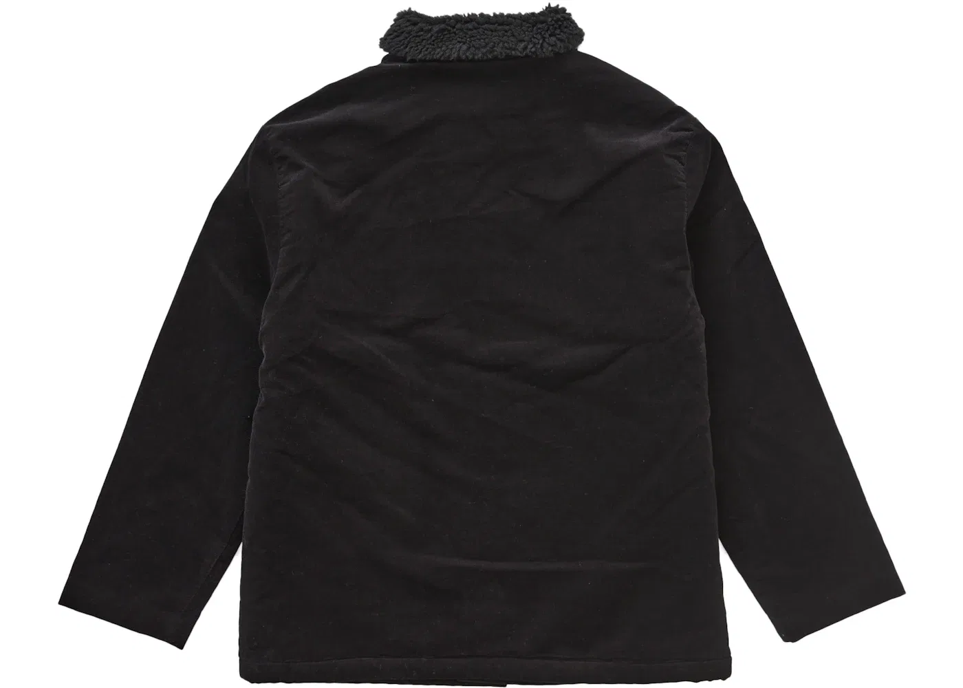 Мужское пальто из вельвета Supreme Kindermann Uncut Corduroy Car Coat, Black — фото 3