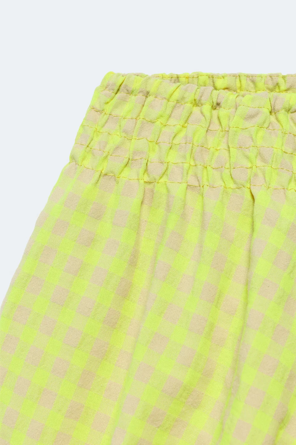 Шорты-саруэль в клетку, размер 2-14 лет / Лимитированная серия ZARA, Yellow — фото 3