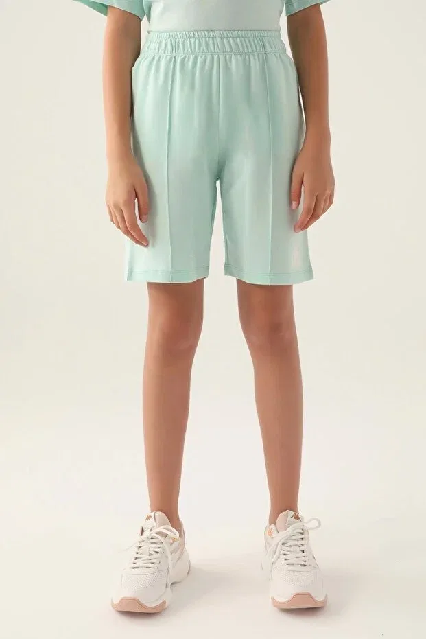Детские шорты для девочек хлопковые Kappa, Light Blue