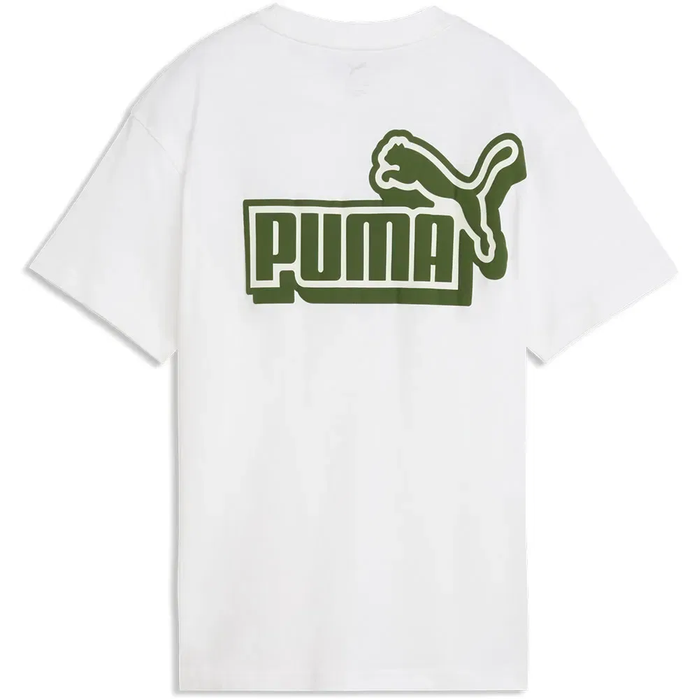 Футболка с принтом Essential Logo Lab Relaxed Back Puma, белый — фото 2