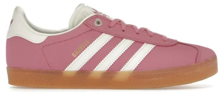 Детские кроссовки для мальчиков с замшей Adidas Gazelle, Pink Fusion