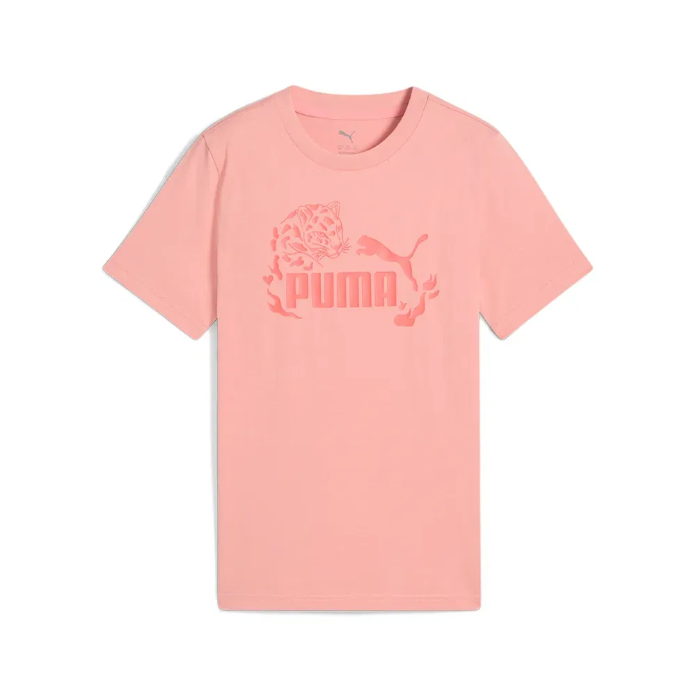 Футболка с коротким рукавом Flaming Love Graphic Puma, розовый