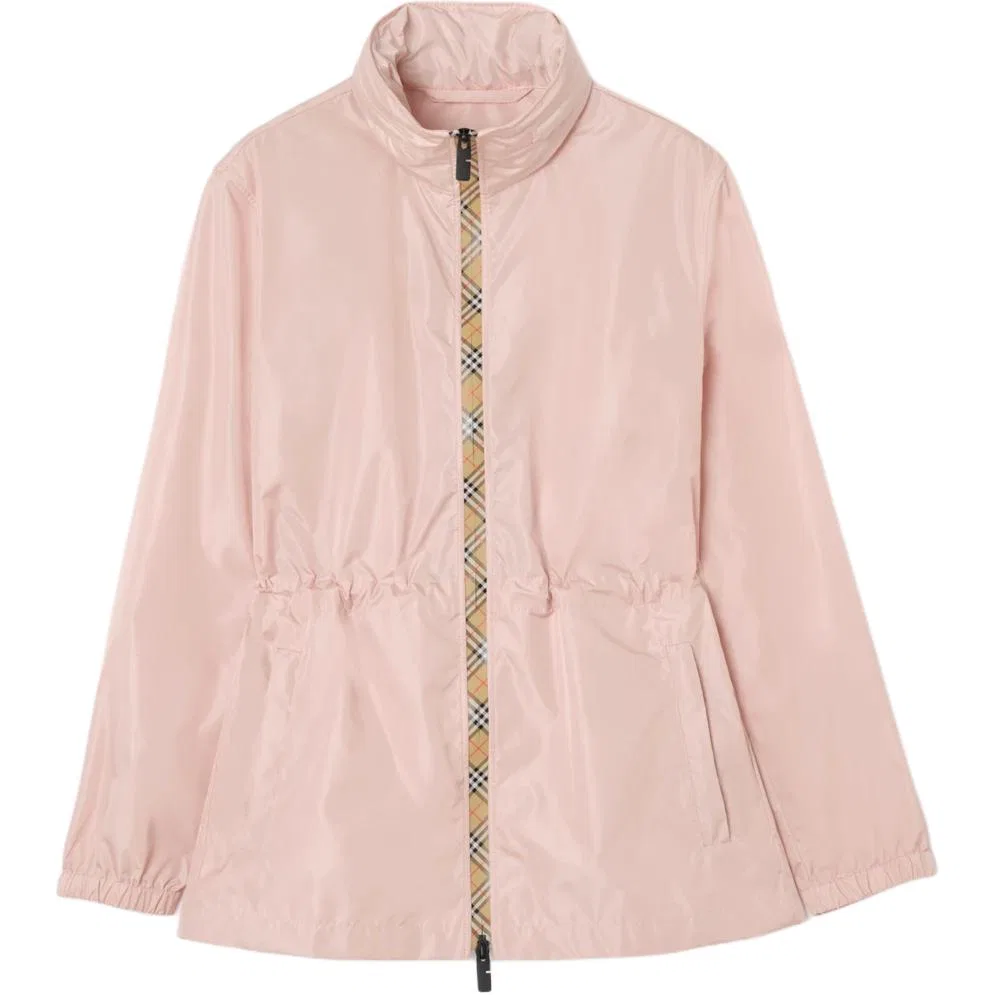 Жакет Burberry, женский, розовый, классический