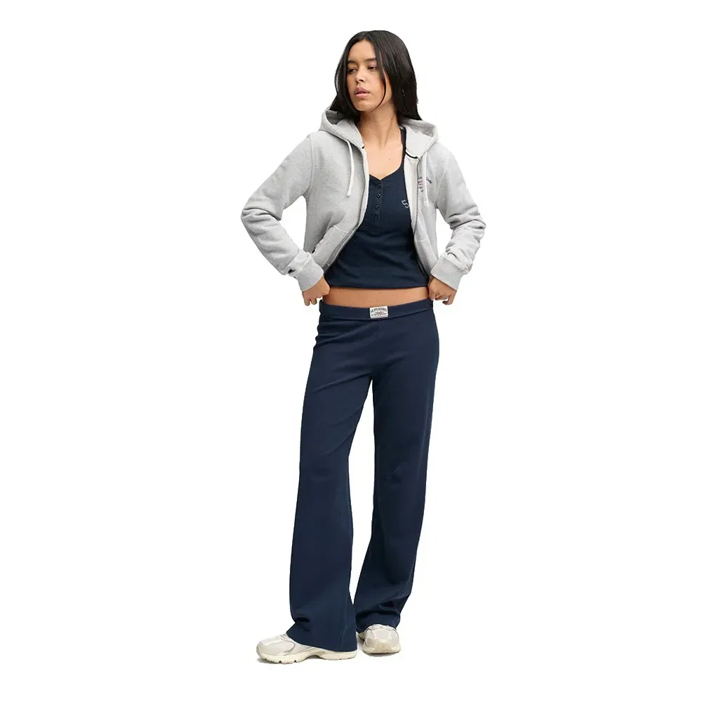 Женские джоггеры с отворотом Athletics Essentials Fold Over Superdry, Blue — фото 4
