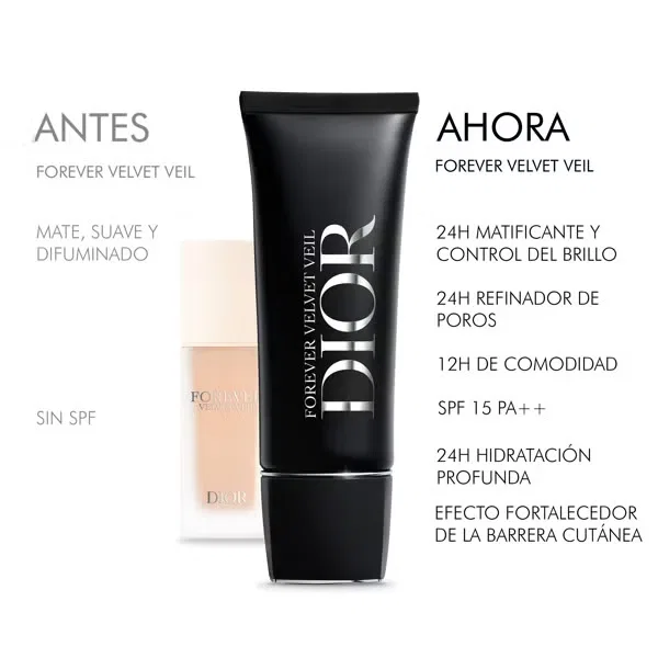 Матирующая база под макияж SPF 15 PA++ Forever Velvet Veil Dior, 30 мл — фото 3