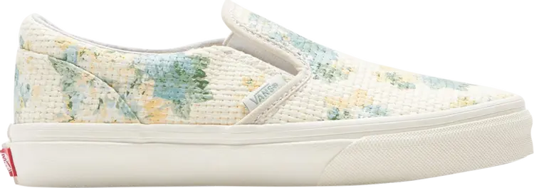 

Кеды Vans Kith x OG Classic Slip-On LX Kids Vintage Roses, кремовый, Бежевый, Кеды Vans Kith x OG Classic Slip-On LX Kids Vintage Roses, кремовый
