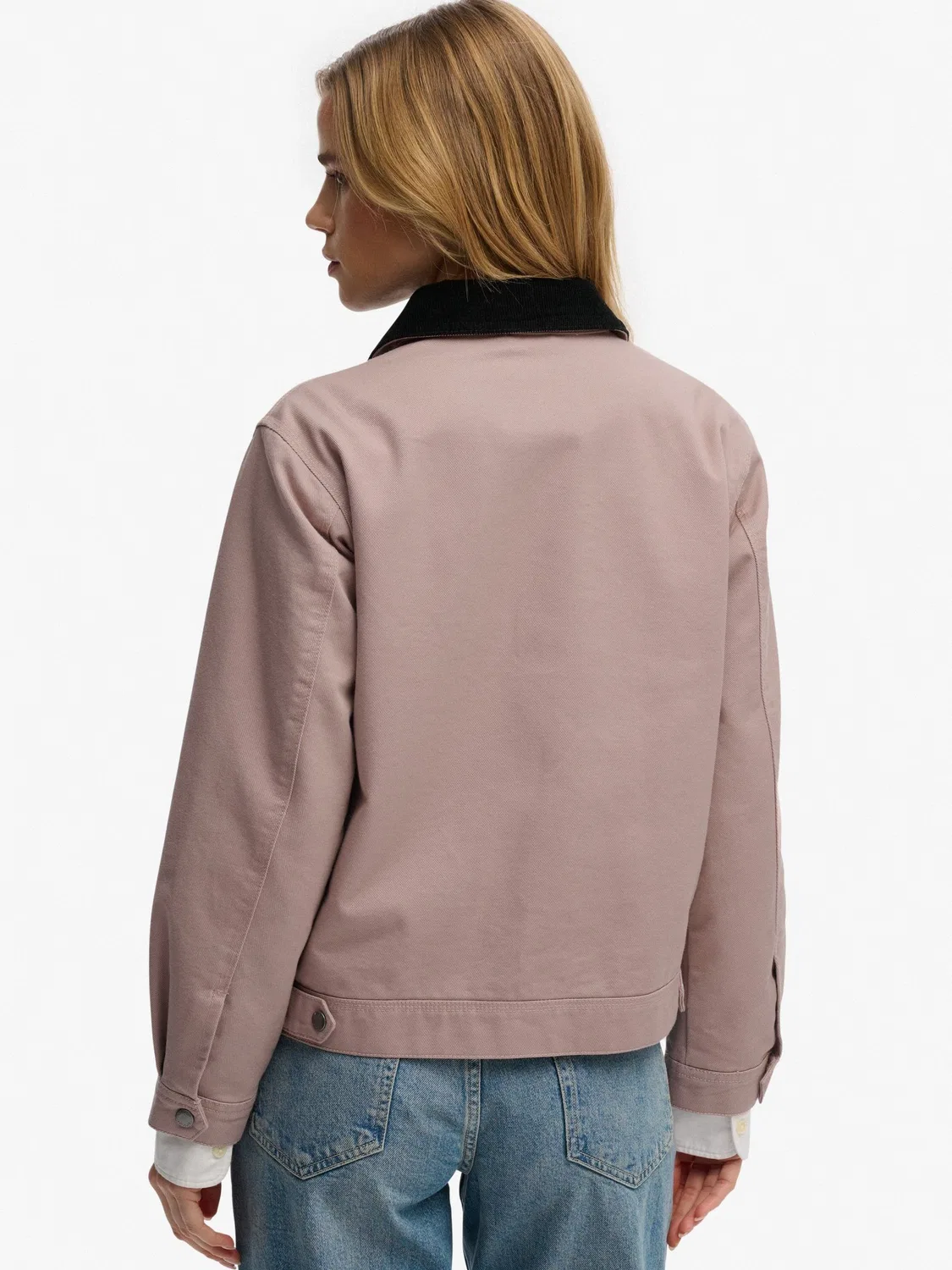 Куртка вельветовая Ranch Jacket Superdry, розовая — фото 3