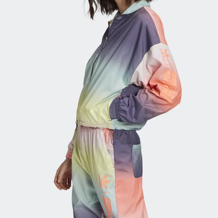 Женская куртка-пилот с отложным воротником, с принтом, Adidas Originals, Black — фото 4