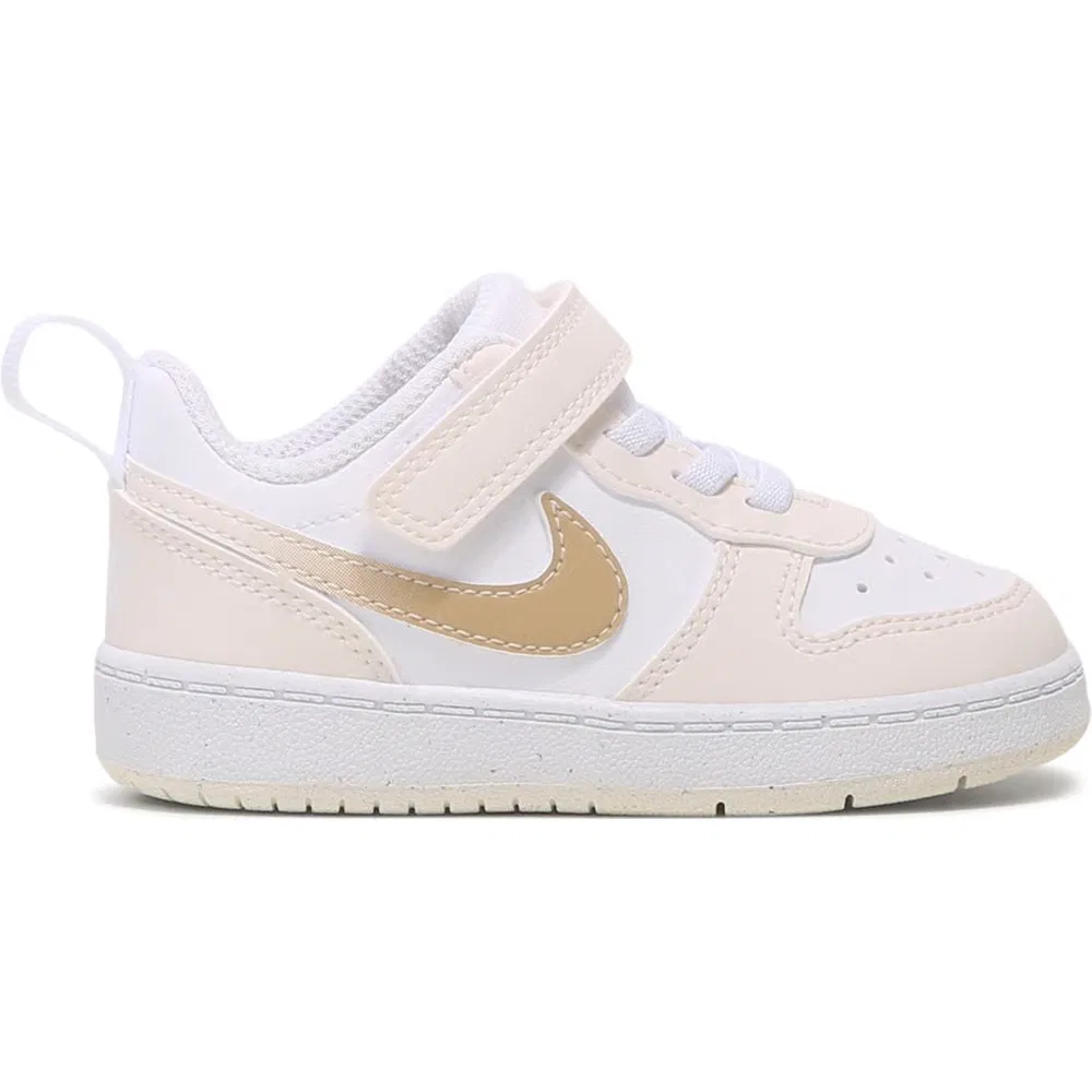 Детские кроссовки Kids' court borough low recraft для малышей Nike, White/Chalk — фото 2