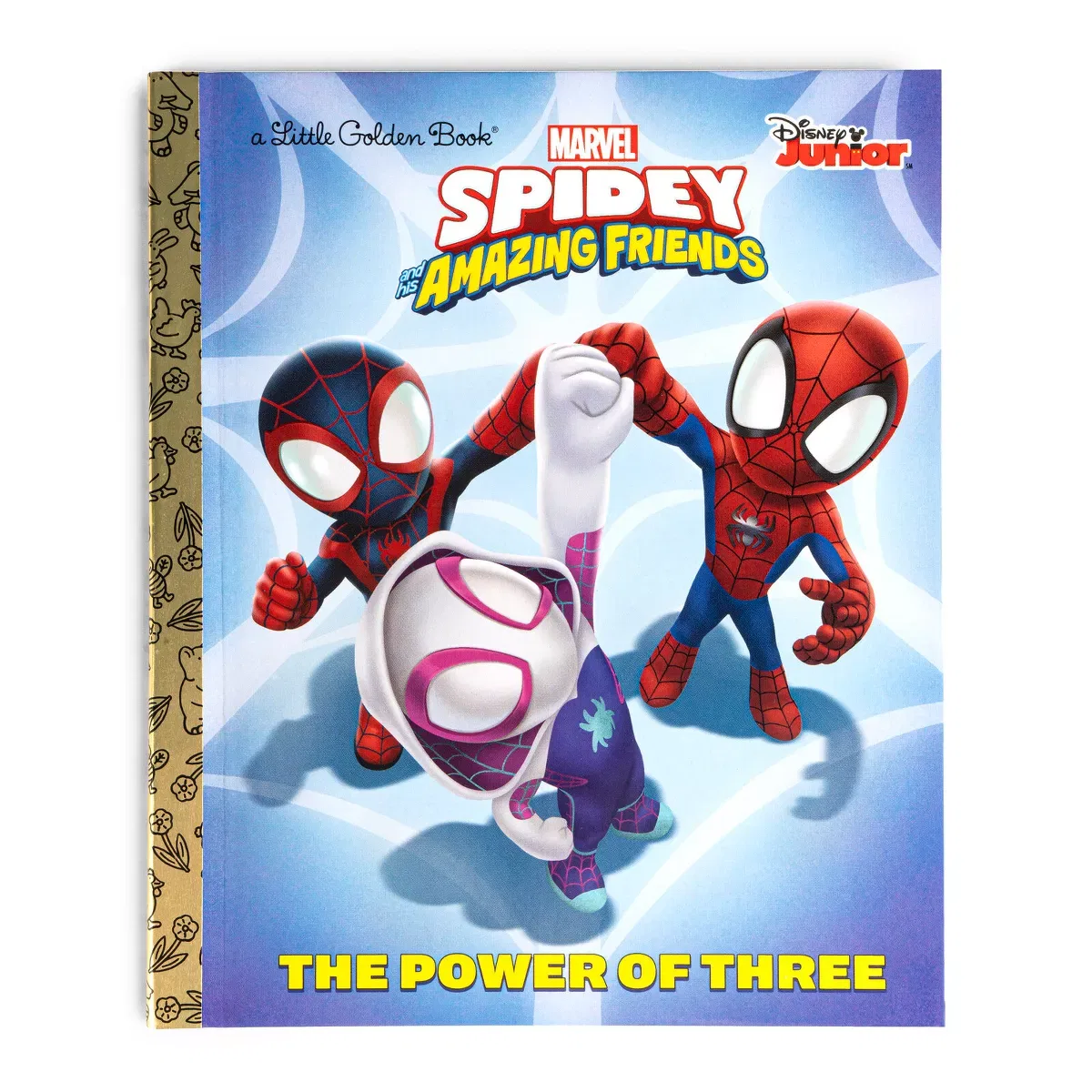 Детский комплект футболки с коротким рукавом и книги Marvel Spidey and His Amazing Friends, Light Blue — фото 3