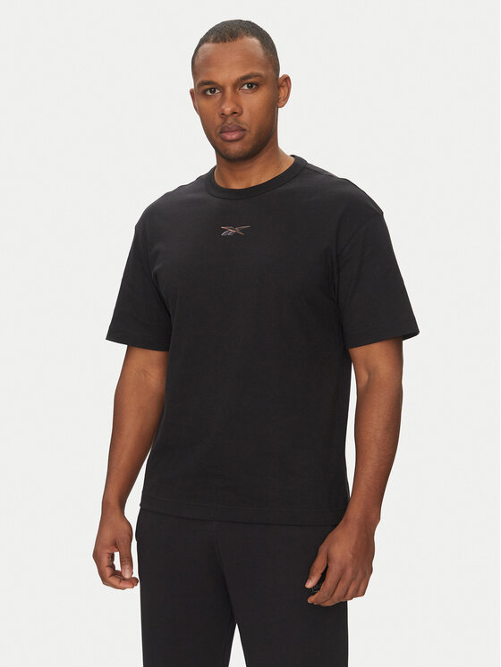 

Футболка обычного кроя 100214893 Reebok, черный
