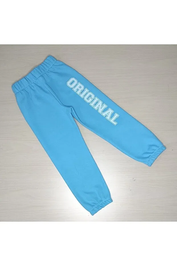 Детские спортивные штаны для девочек хлопковые Bomenti Life, Light Turquoise
