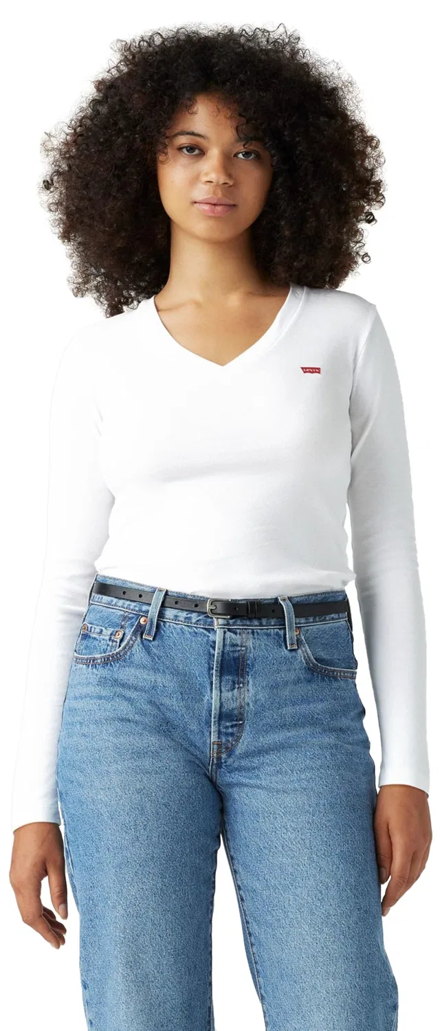 Женская футболка с длинным рукавом Essential Housemark Levi's, White